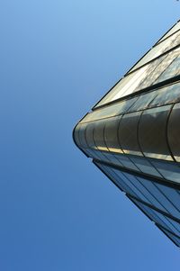 Low angle view of building against clear sky