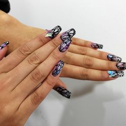 Cropped hand of woman holding dental equipment