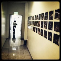 View of empty corridor