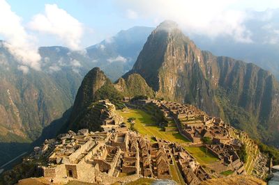 Beautiful view of machu picchu