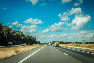 Highway against sky