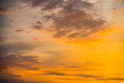 Low angle view of dramatic sky