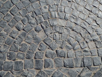 Full frame shot of paving stone