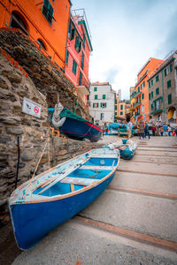 Boats in canal