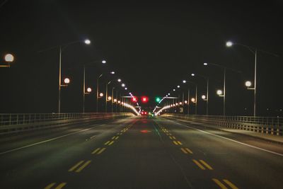 Road at night