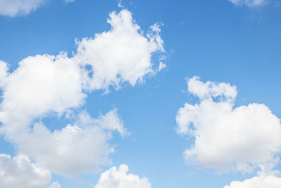Low angle view of clouds in sky