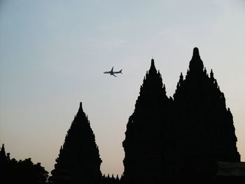 Low angle view of temple