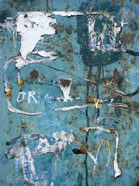 Full frame shot of weathered wall