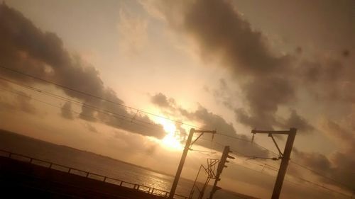 Scenic view of sky at sunset