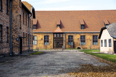 Prisoners tower guard, auschwitz birkenau concentration camp, poland