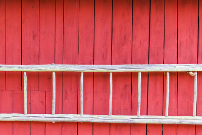 Full frame shot of orange wall