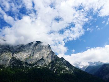 Scenic view of alps against sky