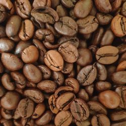 Full frame shot of coffee beans