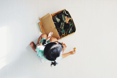 Close-up of woman in bikini