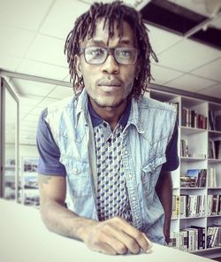 Portrait of young man