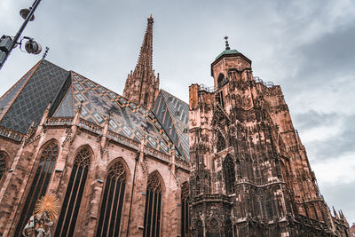 Low angle view of cathedral against sky