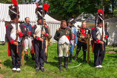 Group of people standing outdoors