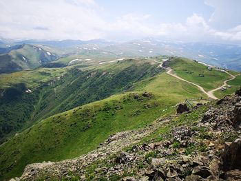 Scenic view of landscape against sky