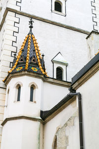 Low angle view of building against sky