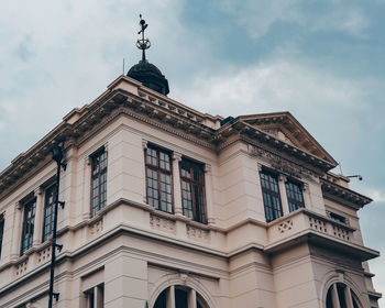 Low angle view of building against sky