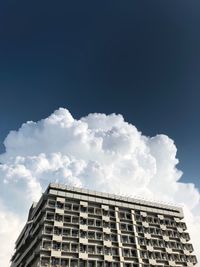 Low angle view of building against sky