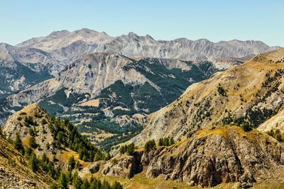 Scenic view of mountains