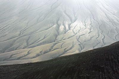 Aerial view of desert