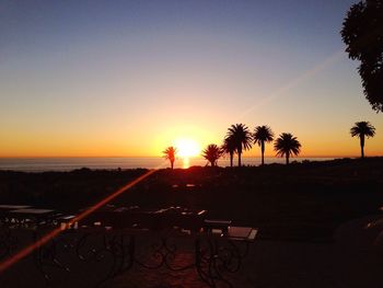 Sunset over sea