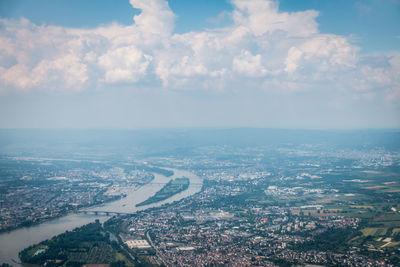 Aerial view of cityscape
