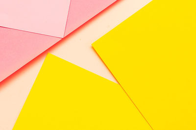 Full frame shot of yellow paper