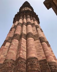 Low angle view of historical building