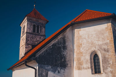 Low angle view of building against sky