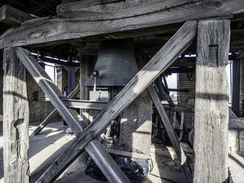 Interior of abandoned house