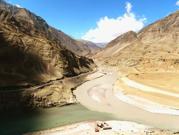 Scenic view of mountains