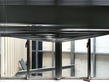 Interior of abandoned building