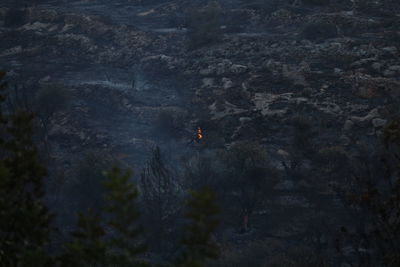 High angle view of landscape