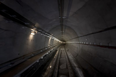 Low angle view of tunnel