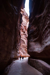 Rock formation in cave