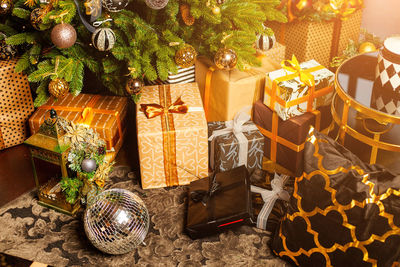 Christmas tree in box