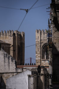 Buildings in city lisbon