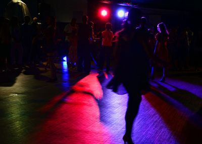 People at music concert