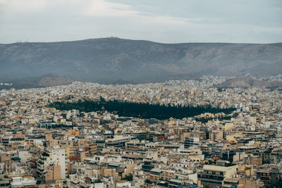 Panorama of athens, the greek capital
