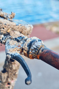 Close-up of rusty metal