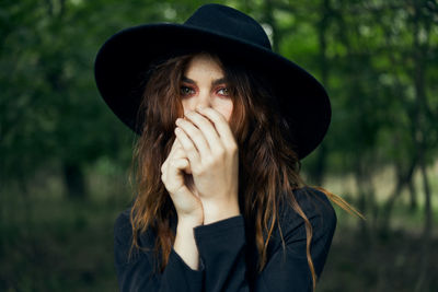 Young woman looking away