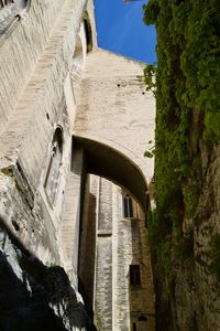 Low angle view of historical building