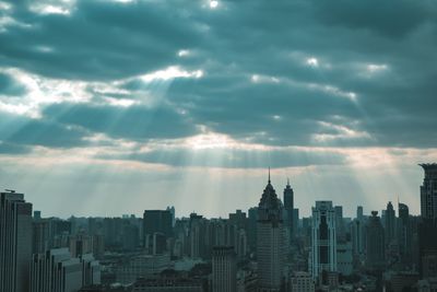 City skyline against sky