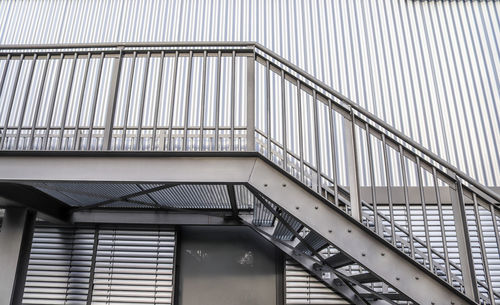 Low angle view of staircase in building