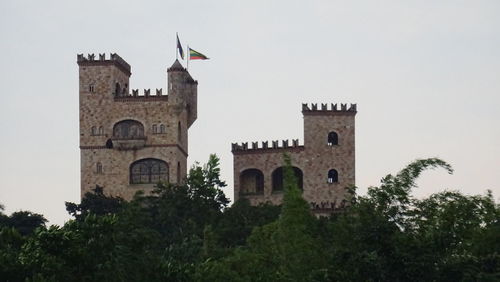 Low angle view of historical building