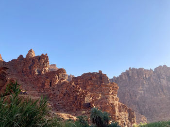 Mountain view from the wadi disah