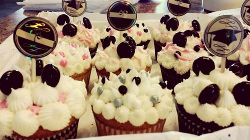 Full frame shot of sweet food